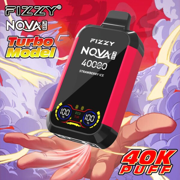 Fizzy Nova Plus 40000 Puff Disposable Vape 40k 2% 5% Nicotine wholesale - Image 5