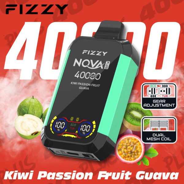 Fizzy Nova Plus 40000 Puff Disposable Vape 40k 2% 5% Nicotine wholesale - Image 6