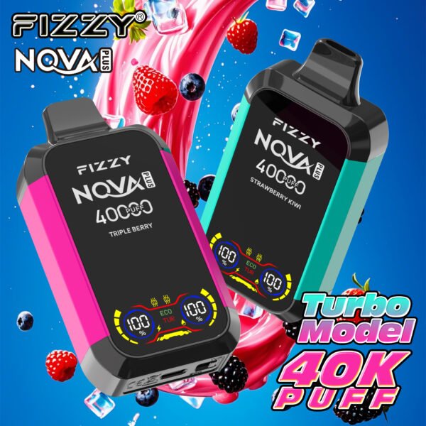 Fizzy Nova Plus 40000 Puff Disposable Vape 40k 2% 5% Nicotine wholesale - Image 3