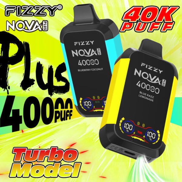 Fizzy Nova Plus 40000 Puff Disposable Vape 40k 2% 5% Nicotine wholesale - Image 2